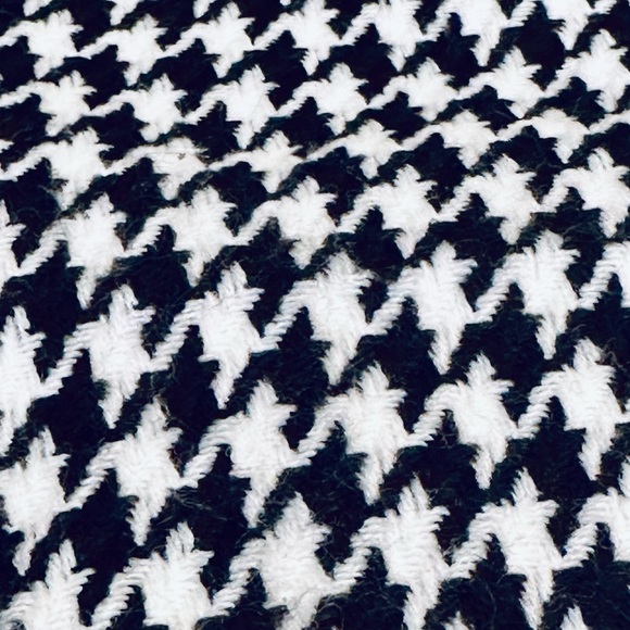 🌟HP🌟NWOT Black & White Soft Houndstooth Cadet Cap by Angela & William OSFM - Picture 13 of 13